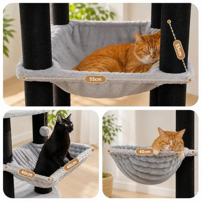 Arbre à Chat XXL avec Griffoir et Hamac