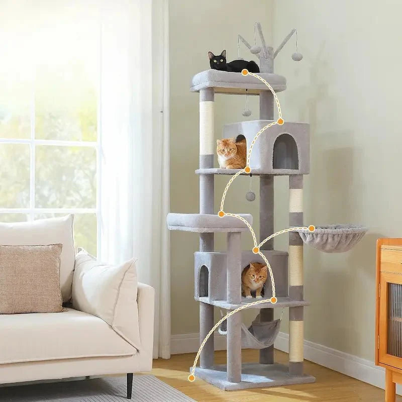 Arbre à Chat XXL Stable et Confortable