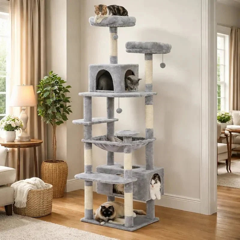 Arbre à Chat XXL Stable et Confortable