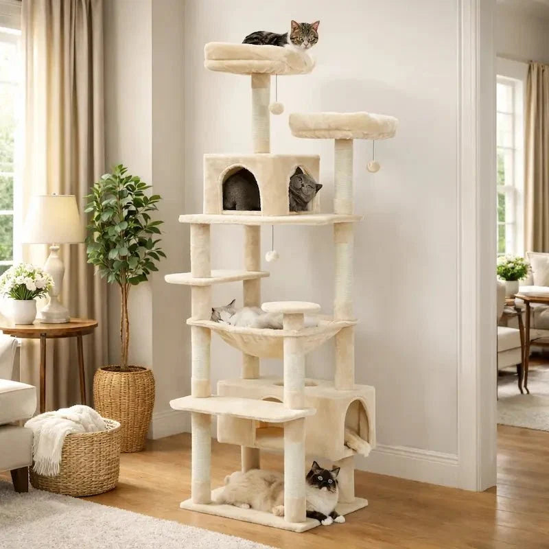 Arbre à Chat XXL Stable et Confortable
