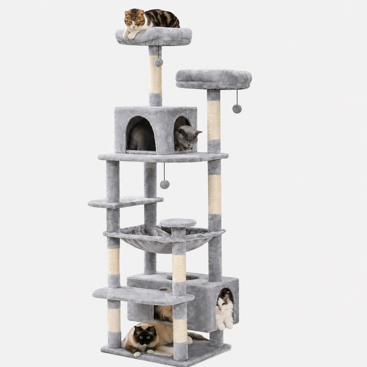 Arbre à Chat XXL Stable et Confortable