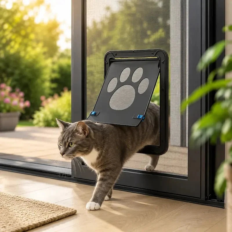 Chatière Moustiquaire Magnétique pour Chats