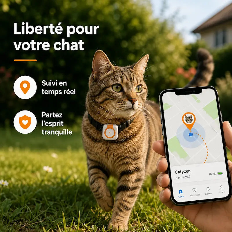 Traceur GPS 4G pour Chat - Suivi Précis et Fiable