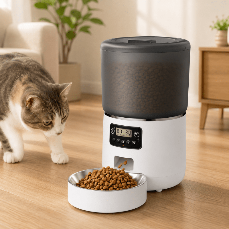Gamelle Automatique Chat - Distributeur de Croquettes