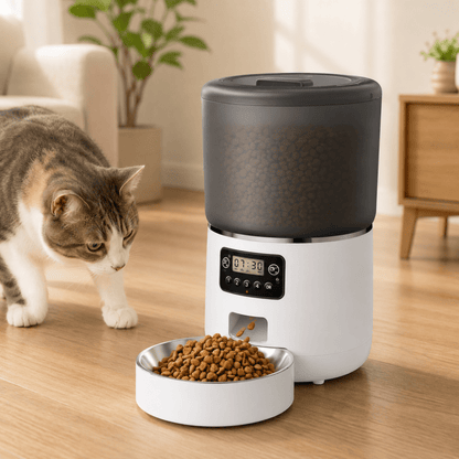 Gamelle Automatique Chat - Distributeur de Croquettes