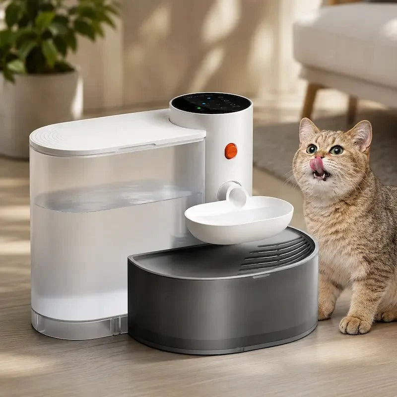 Fontaine à Eau Chat 3L Sans Fil - Longue Autonomie