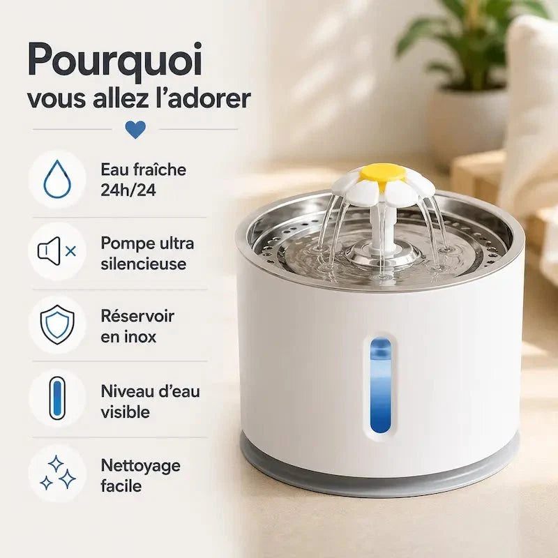 Fontaine à Eau Chat Design Moderne