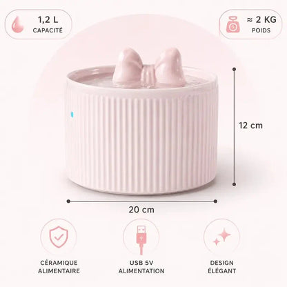 Fontaine à Eau Chat Design - Hydratation Optimale