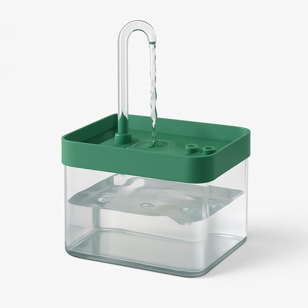 Fontaine à Eau Chat USB Transparente