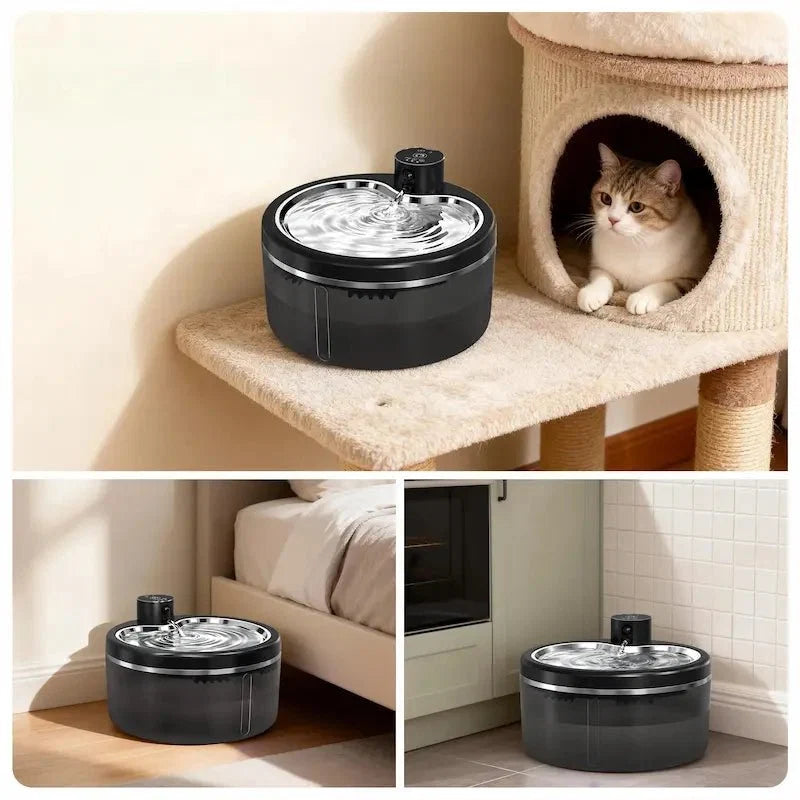 Fontaine à Eau Chat 3L Silencieuse et Pratique