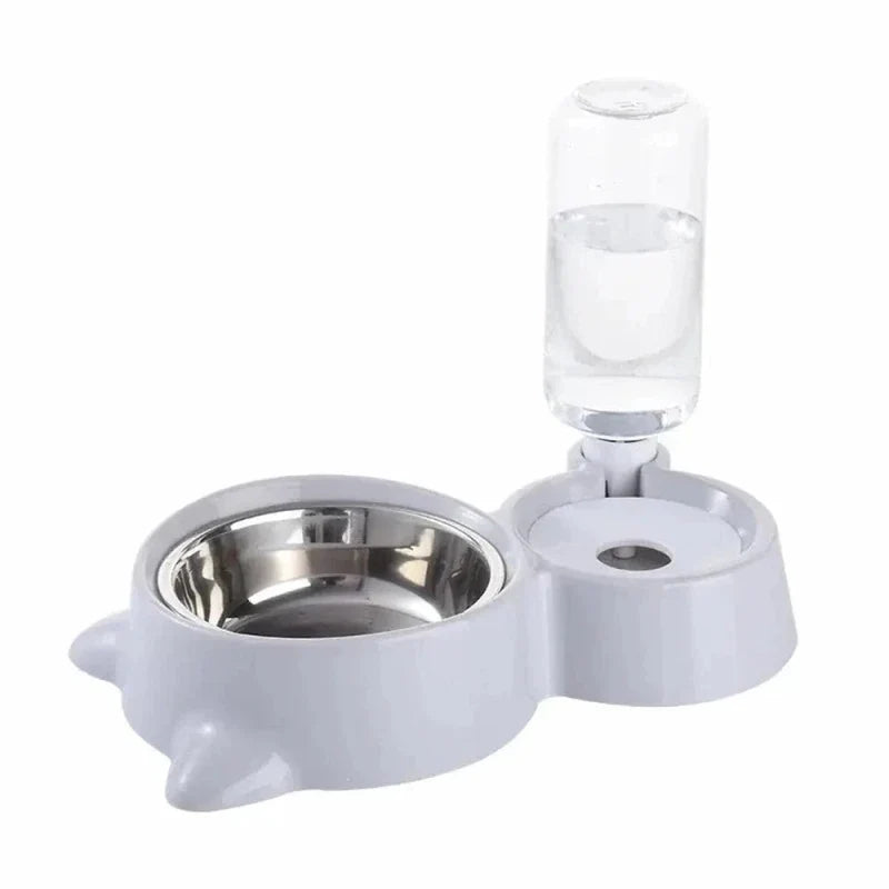 Gamelle Chat Compacte avec Bol Amovible