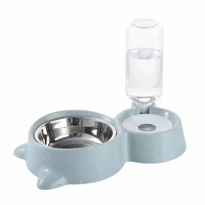 Gamelle Chat Compacte avec Bol Amovible