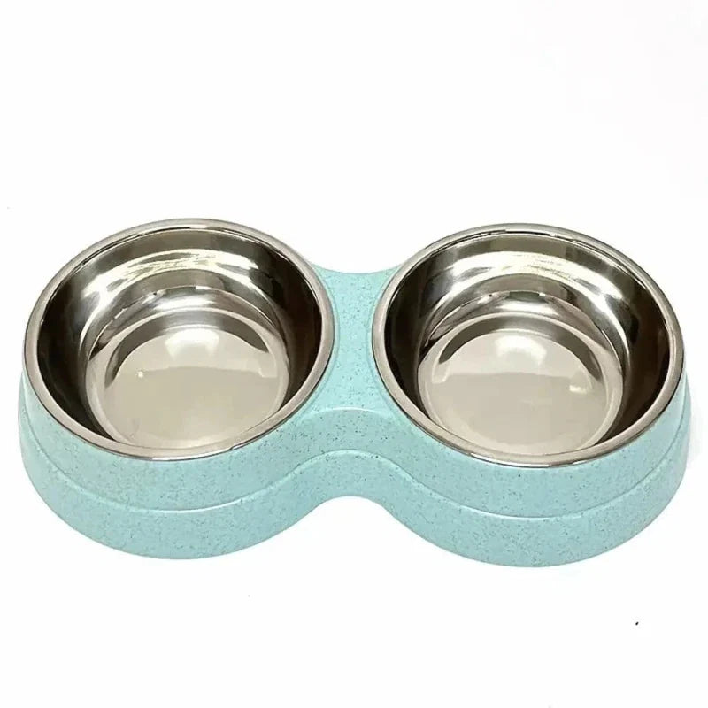 Bol Double Inox Chat - Hygiène et Durabilité