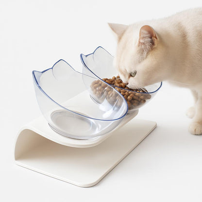 Gamelle Inclinée Chat - Double Bol pour Confort Optimal