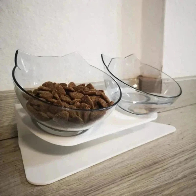 Gamelle Inclinée Chat - Double Bol pour Confort Optimal