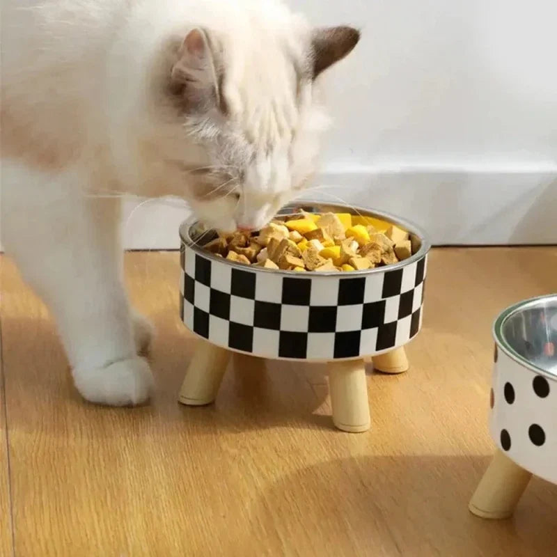Gamelle surélevée chat - Meilleure digestion