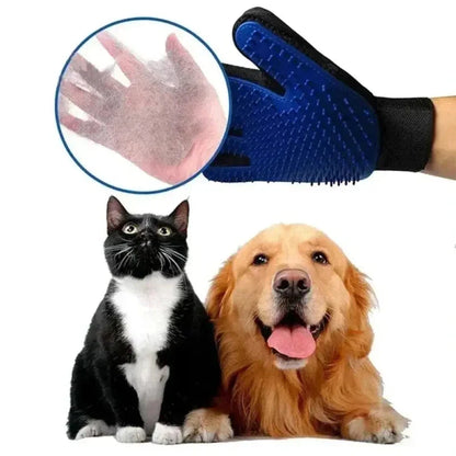 Gant Toilettage Chat - Poils Enlevés Facilement