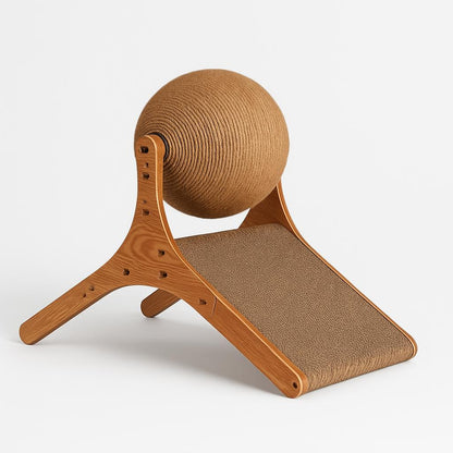 Griffoir Chat Sisal avec Boule Anti-Stress