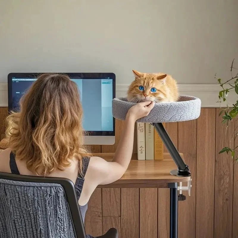 Hamac de Bureau Chat - Pratique et Confortable