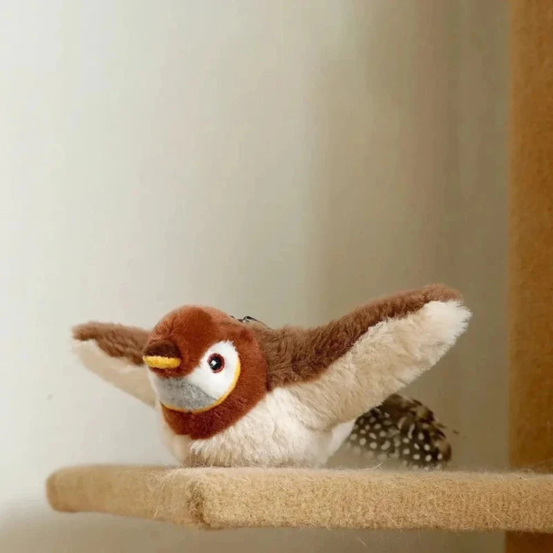 Oiseau Volant Réaliste pour Chat - Jouet Interactif