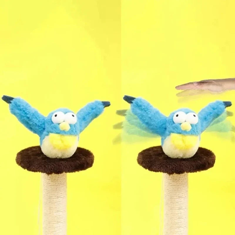 Oiseau Volant Réaliste pour Chat - Jouet Interactif