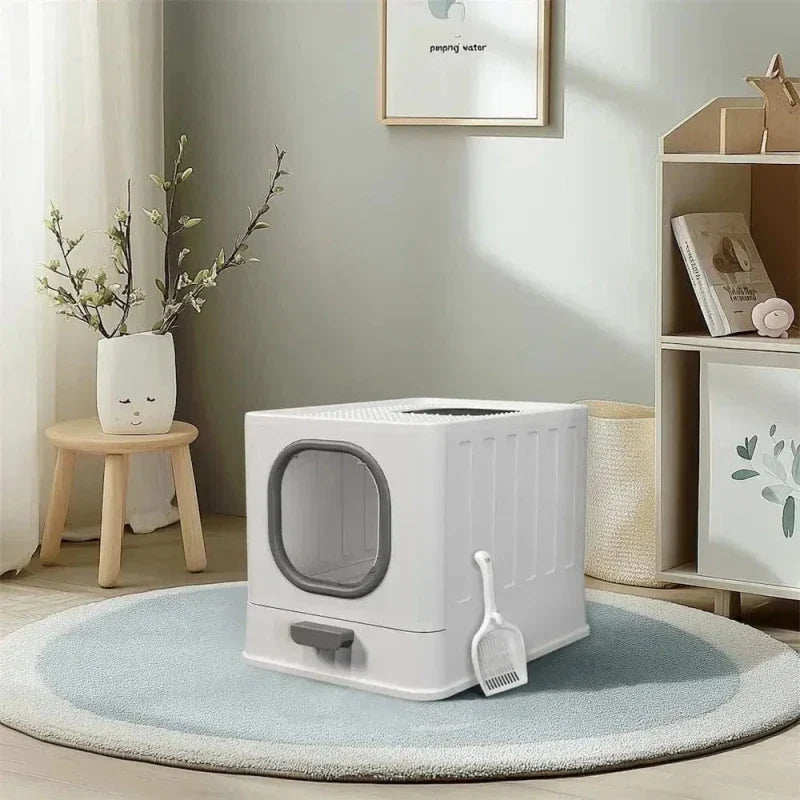 Maison de Toilette Chat Anti-Odeur Pratique
