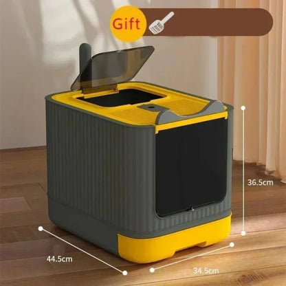 Maison de toilette chat pliable et compacte