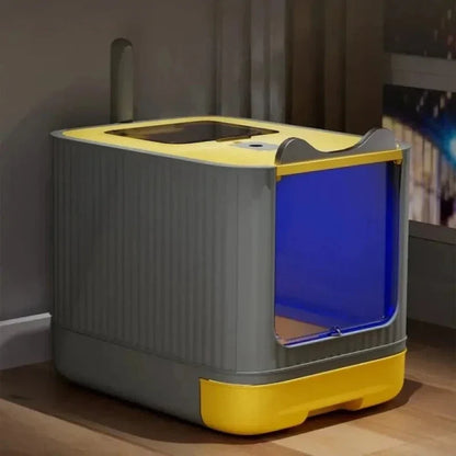 Maison de toilette chat pliable et compacte