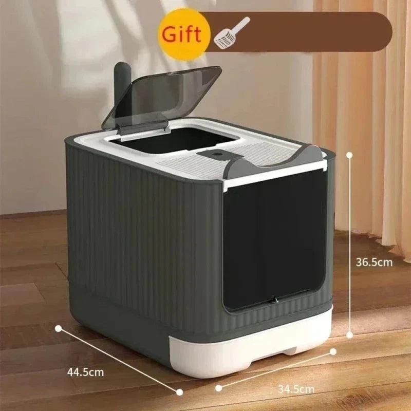 Maison de toilette chat pliable et compacte
