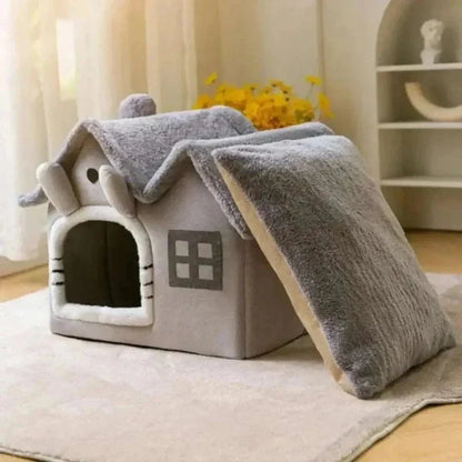 Maison en peluche pour chat - Confort et chaleur