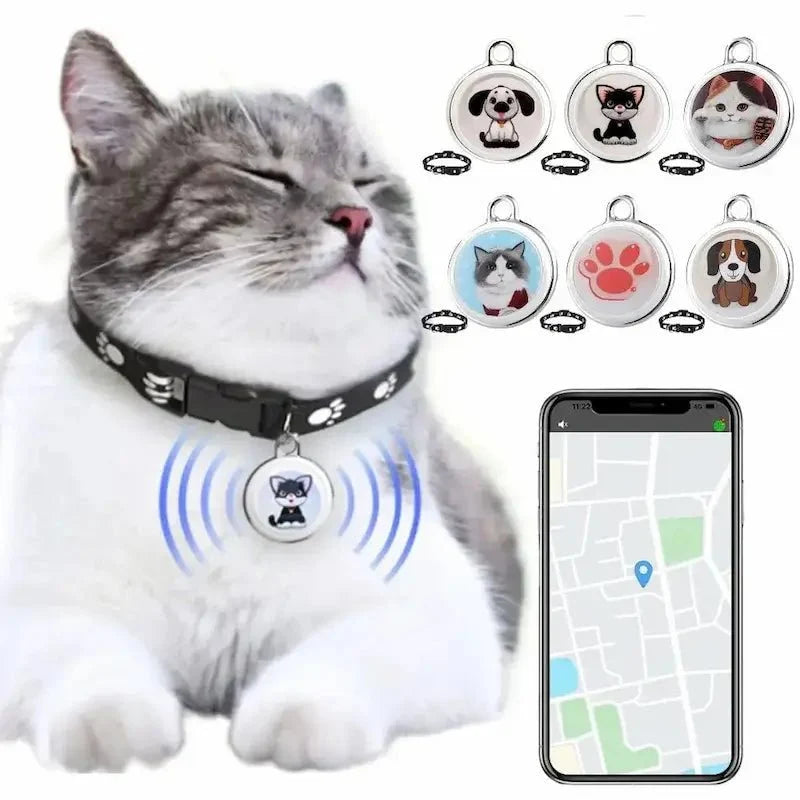 Badge GPS Léger pour Chat - Suivi Facile