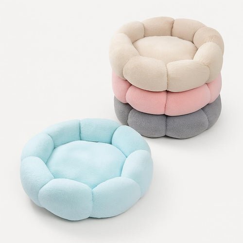 Panier Chat Fleur Confortable et Douillet