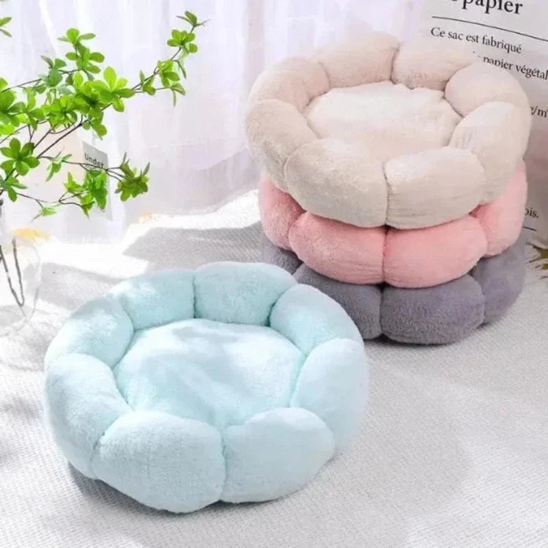 Panier Chat Fleur Confortable et Douillet
