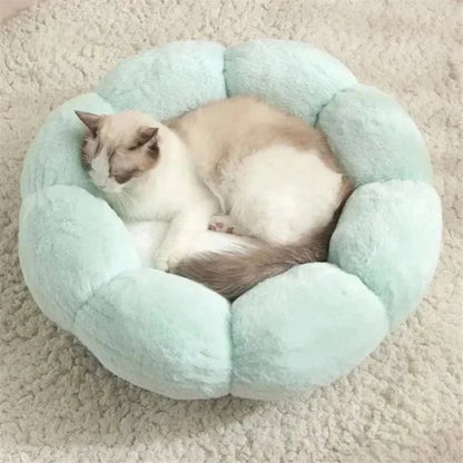 Panier Chat Fleur Confortable et Douillet