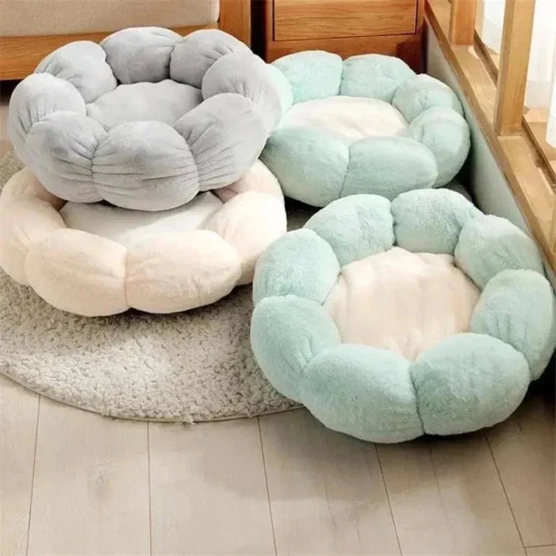 Panier Chat Fleur Confortable et Douillet