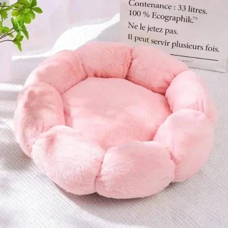 Panier Chat Fleur Confortable et Douillet