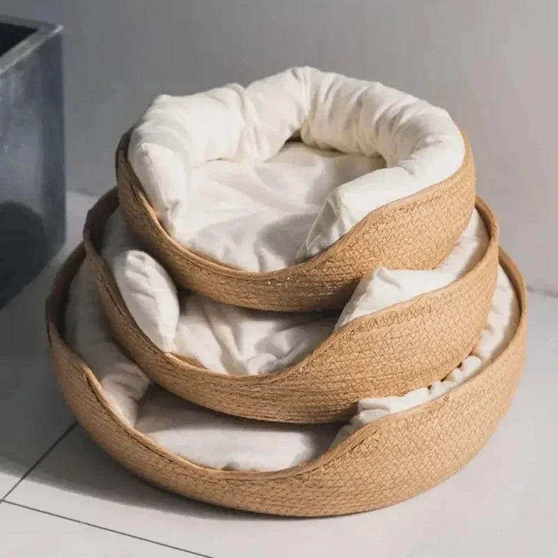 Panier Chat Confort en Fibre Naturelle