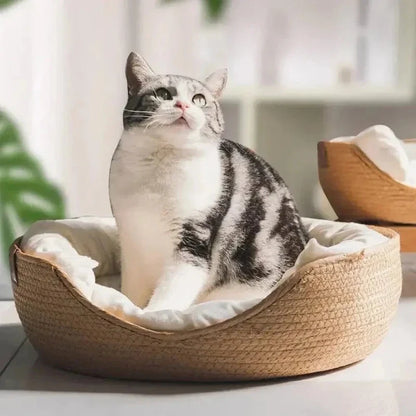 Panier Chat Confort en Fibre Naturelle