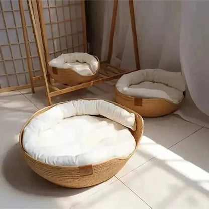 Panier Chat Confort en Fibre Naturelle
