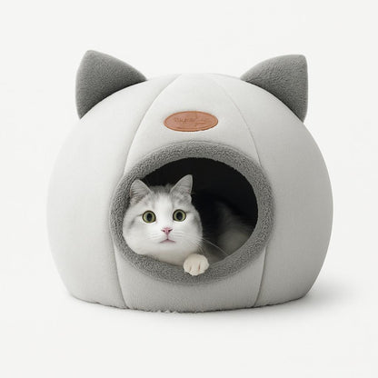 Panier Chat Tête de Chat - Confort et Style