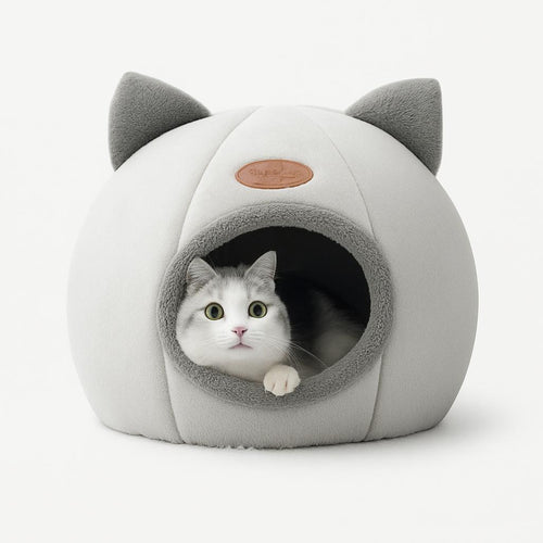 Panier Chat Tête de Chat - Confort et Style