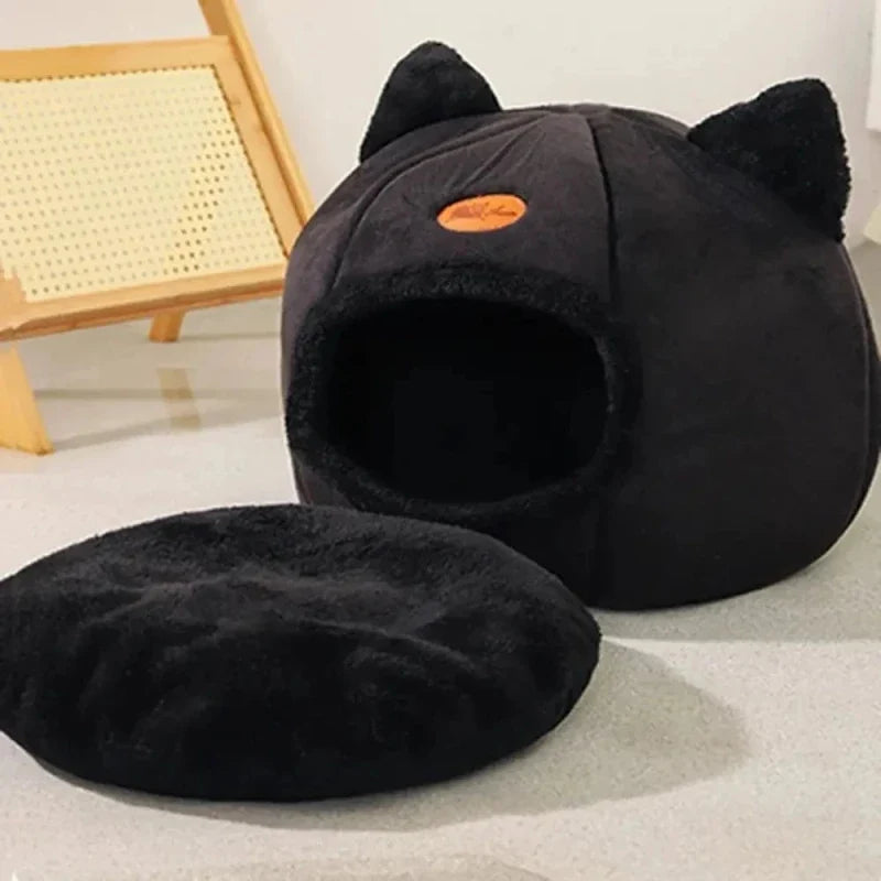 Panier Chat Tête de Chat - Confort et Style