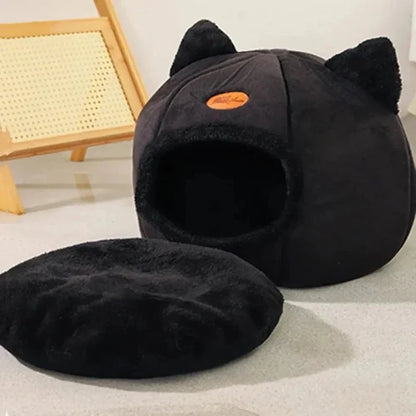 Panier Chat Tête de Chat - Confort et Style