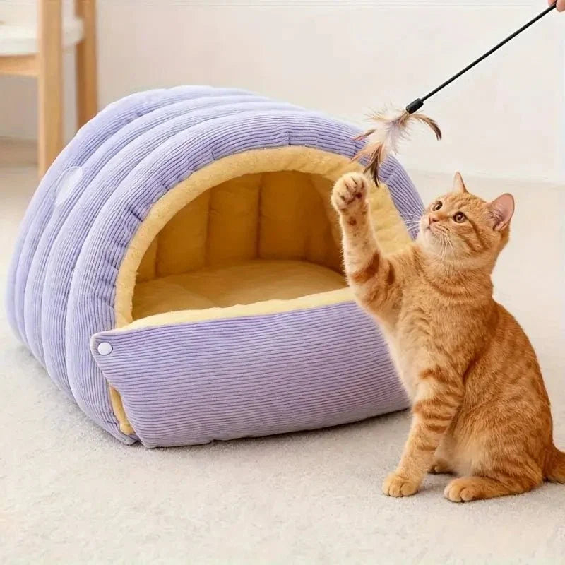 Panier Douillet pour Chat - Nid Hiver Confort