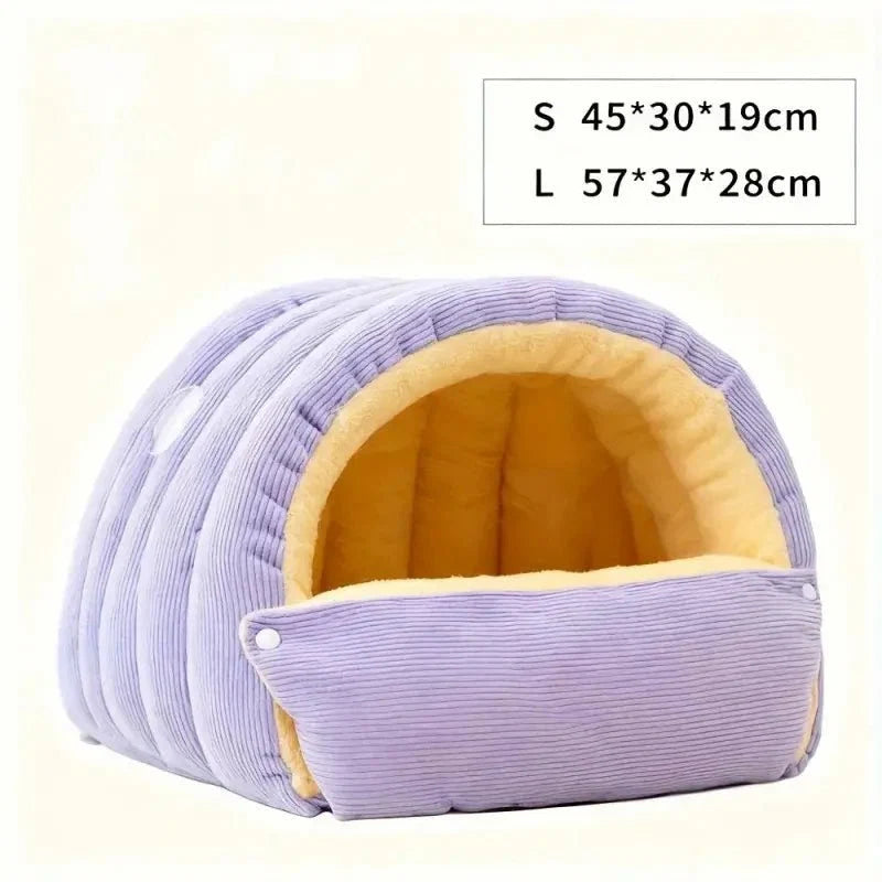 Panier Douillet pour Chat - Nid Hiver Confort