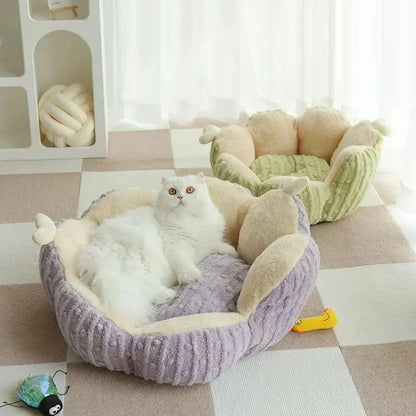 Panier Chat Confortable Cactus - Douillet et Pratique