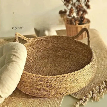 Panier en osier pour chat - Confort naturel