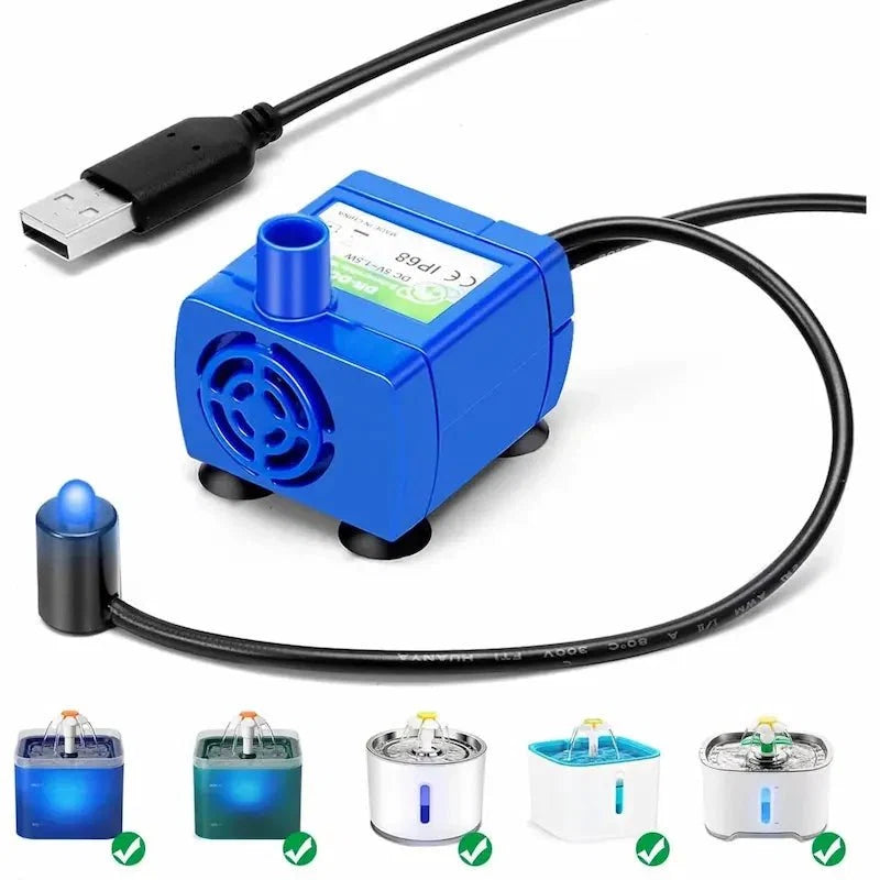 Pompe Ultra Silencieuse Fontaine Chat USB