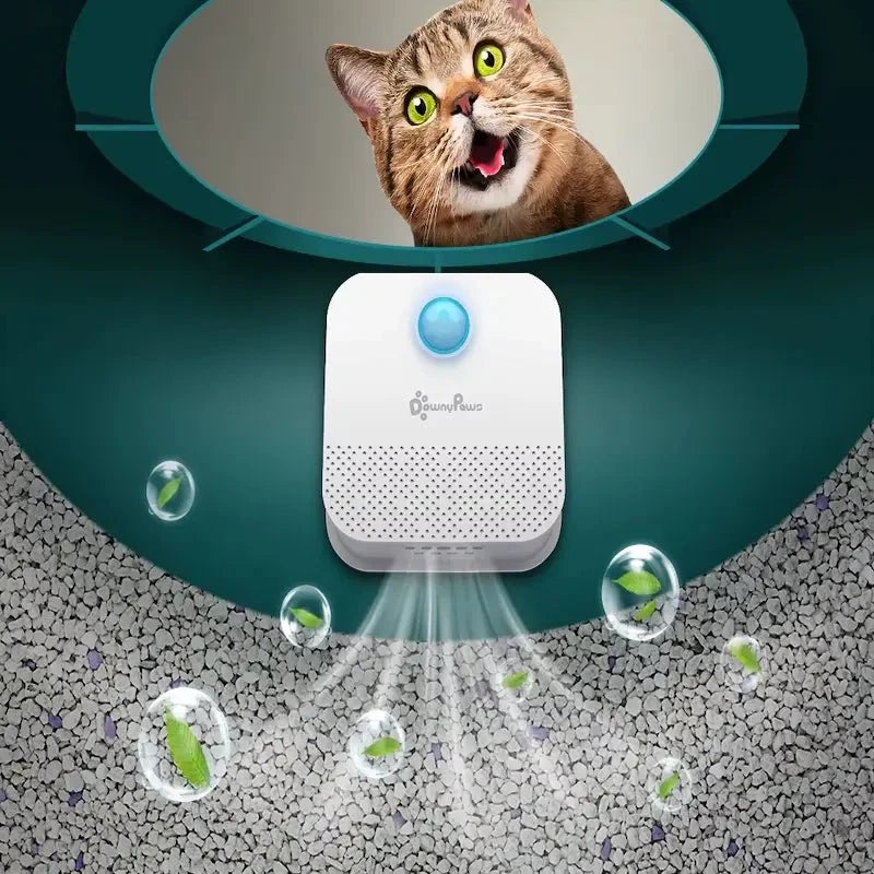 Purificateur Litière Chat - Élimine les Odeurs