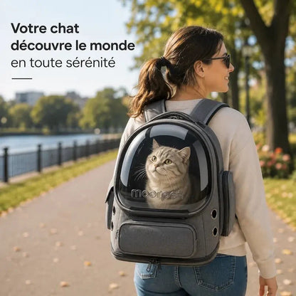 Sac à Dos Chat Capsule - Voyage Sécurisé et Confortable